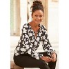 LASCANA Women's Floral Keyhole Top - image 3 of 4