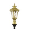 Livex Lighting Oxford 1 - Light Post Light in  Soft Gold - 3 of 4