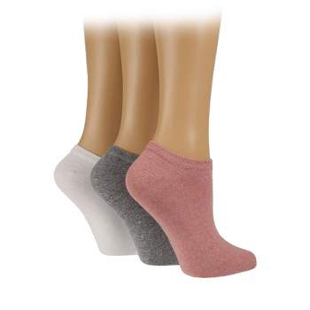 Women's Fashion Trainer Sock | Size Women's 5-9 - Rose/grey/white