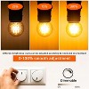 Runesay G40 LED Low Voltage E26 Light Bulbs, Standard Screw Base, 25W Decor Bulb Equivalent, Dimmable Amber, Small Edison Bulbs, 2700K - 3 of 4