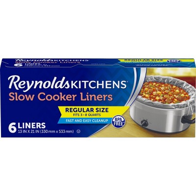 Reynolds Kitchens Regular Size Slow Cooker Liners 6ct Target