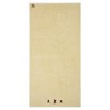 Burgundy Prim Stars Creme Bath Towel Set of 2 27x54  VHC Brands - 2 of 4