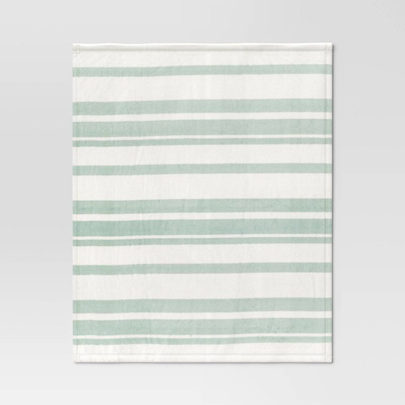 Printed Plush Striped Throw Blanket - Room Essentials™, 4 of 6