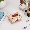 Vintage Metal Jewelry Box Small Treasure Trinket Organizer Earrings Necklace Bracelet Storage Box - 3 of 4