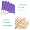 Unique Bargains Small Labeling Marking Cocktail Party Decor Flag Toothpick 100 Pcs - 4 of 4