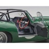 Jaguar Lightweight E Type Roadster RHD (Right Hand Drive) Opalescent Dark Green 1/18 Model Car by Autoart - 3 of 4