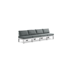 Meridian Furniture,Nizuc Water Resistant Fabric Outdoor Patio Modular Sofa - 1 of 4