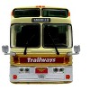 1969 Eagle Model 05 Coach Bus "Golden Eagle" Gold Metallic and Cream with Red 1/87 (HO) Scale Diecast Model by Iconic Replicas - 4 of 4