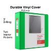 Staples Standard 3-Inch D-Ring Binder Green (26354) 110080 - 2 of 4