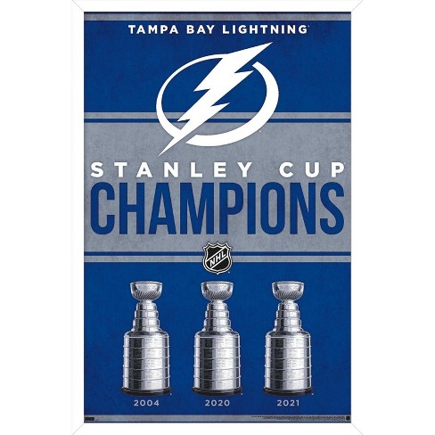 Tampa Bay Lightning 2021 Stanley Cup Champions Mahogany