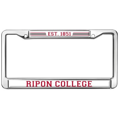 Ripon College Full Size Standard License Plate Metal Frame