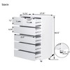 Okak Modern Buffet Cabinet with Storage, Sideboard with 3 Doors & 3 Drawers, Accent Side Table Coffee Bar for Living/Dining Room Entryway - 3 of 4