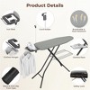 Yaheetech Foldable Height-adjustable Iron Table with 4-layer Pad, Cord Holder, Clothes Rack for Laundry - 4 of 4