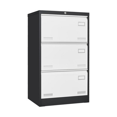 Metal Filing Cabinets With Lock Filing Cabinet Lateral File Cabinet 3 Drawer For Legal Letter A4 F4 Home Office