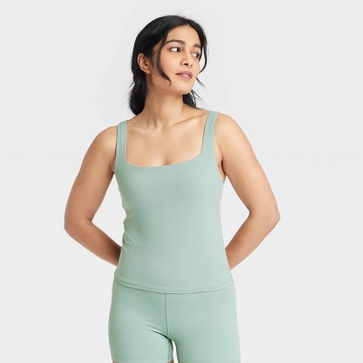 Women's Everyday Soft Square Neck Support Tank Top - All In Motion™
