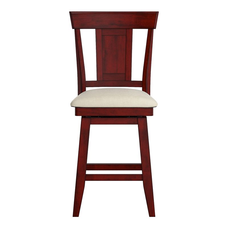 24" South Hill Panel Back Swivel Counter Height Chair - Inspire Q, 5 of 13
