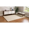 Unique Loom Felt Ball Collection Area Rug - Cloud - 3 of 4