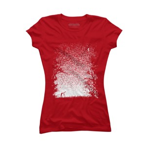 Junior's Design By Humans Pixel Space By daletheskater T-Shirt - 1 of 3