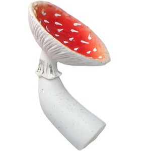 1pc Resin Mushroom Hanging Shelf - Decorative Wall Mounted Shelves for Home and Office Decor - 1 of 3