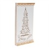 Carved Wood Pine Tree Wall Art 19"H - 2 of 3