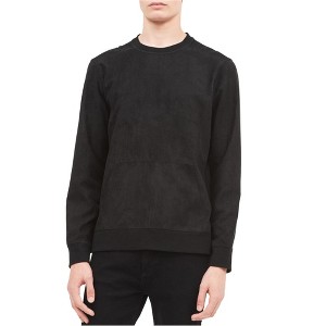 Calvin Klein Mens Faux Suede Sweatshirt - 1 of 1
