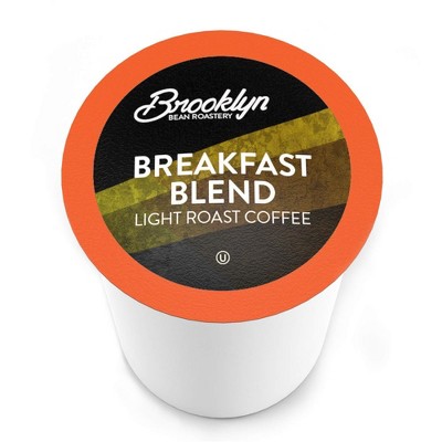 Brooklyn Bean Breakfast Blend Light Roast Coffee Pods : Target