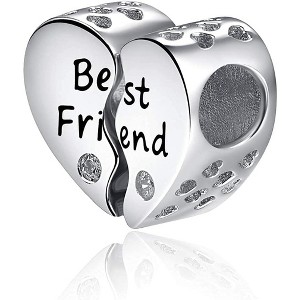 Sterling Silver Dangle Charm Beads for Women - DIY Pendants for Bracelets & Necklaces, Jewelry Gifts - 1 of 4