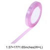 Unique Bargains Ribbons for Crafts Durable Satin Smooth Edges Polyester 866.14"x0.39" 1 Pc - 3 of 4