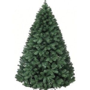Artificial Christmas Tree – Full Wide Pine with Realistic Branch Tips, Metal Stand, Easy Assembly, Holiday Decoration for Home, Office & Event - 1 of 1