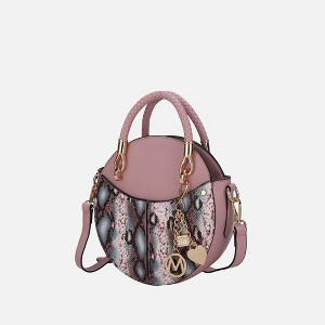 MKF Collection Camille vegan Leather Crossbody by Mia k - Pink - 1 of 4