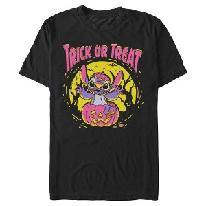 Mens Lilo & Stitch Halloween Trick or Treat T Shirt - 1 of 4