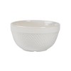 Tabletops Gallery Hobnail 4-Piece Stoneware Mixing Bowl Set - White -  20339959