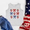The Juniper Shop Coquette Bows And USA Strawberries Toddler Tank - 3 of 4