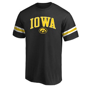 NCAA Iowa Hawkeyes Men's Big & Tall Short Sleeve Yoke T-Shirt - 1 of 3