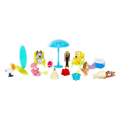 Bluey Figure &#38; Accessory Beach Multipack