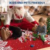 Christmas Snowflake Area Rug,2x3 Rug Washable Non Slip for Entryway,Soft Low Pile Christmas Door Mat - 4 of 4