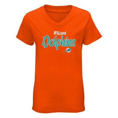 NFL Miami Dolphins Girls' Short Sleeve 