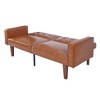 NicBex 68.11 Inch PU/Linen Sofabed,Convertible Sofa with Tufted Backrest for Living Room,Office,Apartment,Small Space - 4 of 4