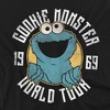 Men's Sesame Street Cookie Monster World Tour Crewneck Sweatshirt - 2 of 4
