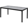 vidaXL 4 Piece Patio Lounge Set Textilene Black - 3 of 4