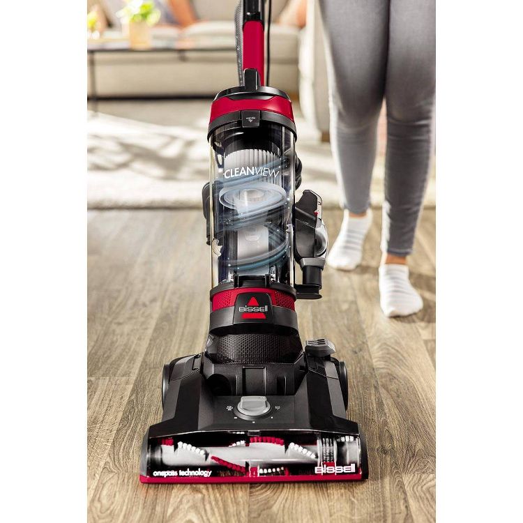 BISSELL CleanView Upright Vacuum 3533 13&#34; Cleaning Path Red: Electric Floor Care Appliance, 25&#39; Cord, Edge Cleaning, Carpet Use, 6 of 6
