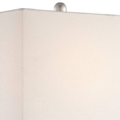 Connie 27'' White Faux Marble Modern Table Lamps with USB Ports, Set of 2