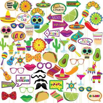 JeVenis 45 PCS Mexican Party Plates and Napkins Sets Lets Fiesta Banner Mexican  Party Supplies Fiesta Party Decoration Mexican Party Favors – TopToy