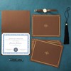 Best Paper Greetings 12 Pack Award Certificate Holder, Folder & Cover for Letter Size Documents, Files & Graduation Diploma, Brown - 2 of 4