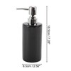 Unique Bargains Simple Cylindrical Soap Pump Dispenser for Bathroom 300ml 1 Pc - 4 of 4