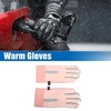 Unique Bargains Riding Warm Gloves Waterproof 4 Way Stretch Inner Gloves 1 Pair - 2 of 4
