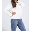 Women's Snowy Nights Wo's Classic Cable Knit Sweater - APRICOT - 2 of 4