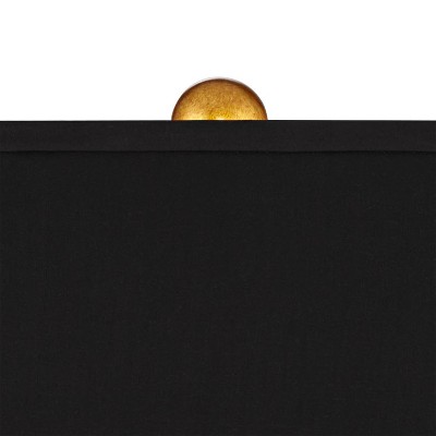 Judith 28.75" Tall Gold and Black Fabric Table Lamp