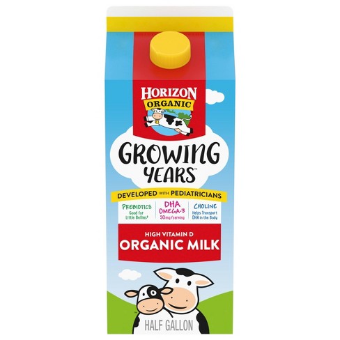 Horizon Organic Growing Years Whole Milk with DHA Omega-3 - 0.5gal - image 1 of 4