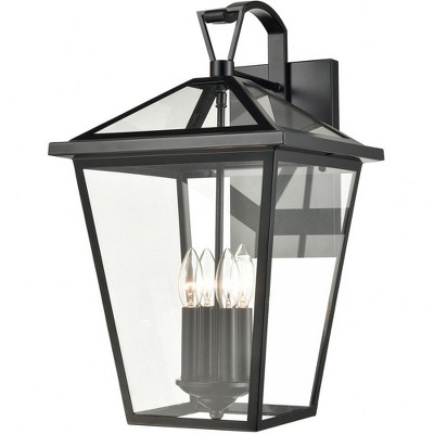 Elk Home Main Street 4 - Light Wall Light in  Black